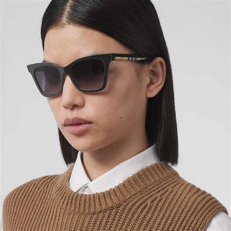 square frame acetate sunglasses burberry|Code Square Sunglasses in Black .